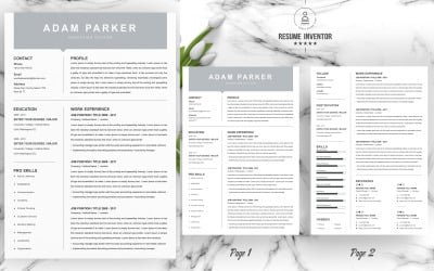 Adam Parker / Resume Template