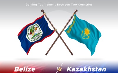 Belize contro Kazakistan Two Flags