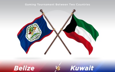 Belize contro Kuwait Two Flags