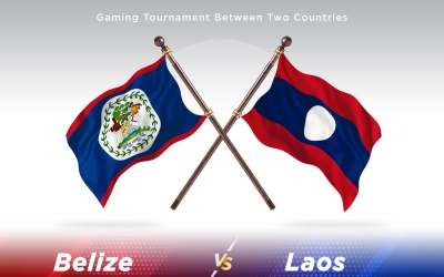 Belize contro Laos Two Flags