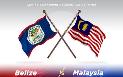 Belize contro Malesia Two Flags
