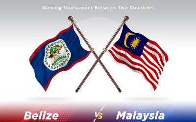 Belize kontra Malaysia två flaggor