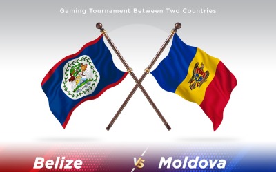 Belize kontra Moldavien Två flaggor