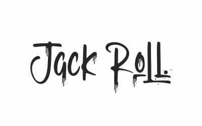Font Graffiti Display Jack Roll