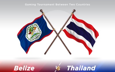 Belize kontra Thaiföld két zászló