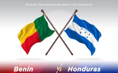 Benin versus Honduras Two Flags