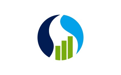 Buchhaltung Steuer Finanzieller Geschäftserfolg Logo Design Template Vector