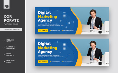Corporate Facebook Cover Social Media Banery reklamowe