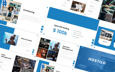Modello di diapositive Google Hostilo
