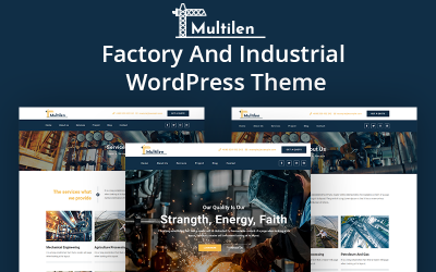 Multilen - Tema WordPress per industria e fabbrica