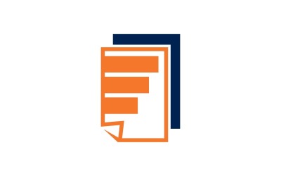 Účetní daňová zpráva Finanční podnikání Logo šablony Design vektor