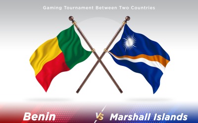 Benin kontra marshalöarna Two Flags