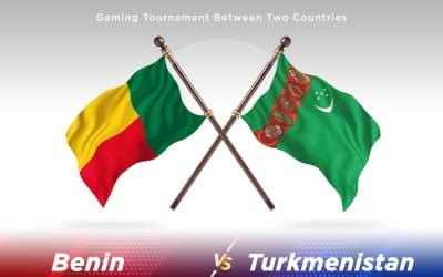 Benin contro Turkmenistan due bandiere
