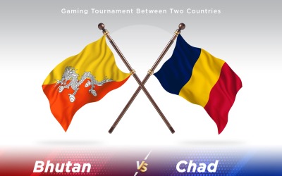 Bhutan versus chad Two Flags