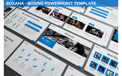 Boxana - Boks Szablon Powerpoint