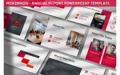 McKinnon - Powerpoint-Vorlage für den Jahresbericht