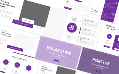 Modello PowerPoint Portive