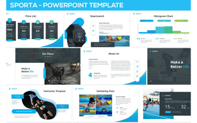 Sporta - Шаблон презентації Powerpoint