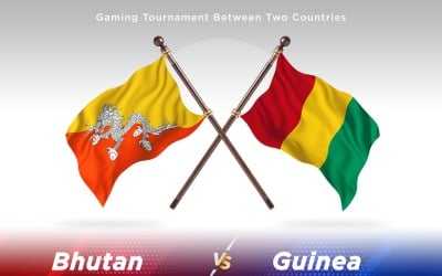 Bhutan gegen Guinea Two Flags
