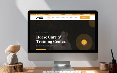 Hordor - Modelo HTML de hipismo e cavalo
