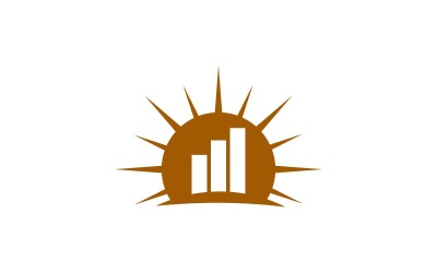 Redovisning Skatt Finansiell lösning Business Logo Design Mall Vector