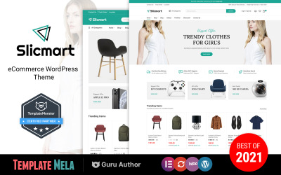 Slicmart - Tema WooCommerce multipropósito de Elementor