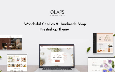 TM Olars - тема для свічок та магазинів ручної роботи Prestashop