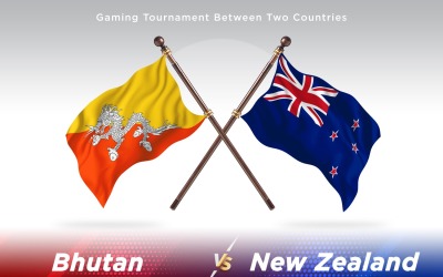Bhutan contro Nuova Zelanda Two Flags