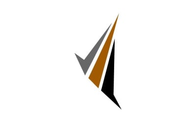 Comptabilité Fiscalité Entreprise Financière Logo Design Moderne Modèle Vector