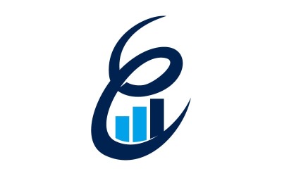 Comptabilité Fiscalité Entreprise Financière Solution Modèle Logo Design Vector