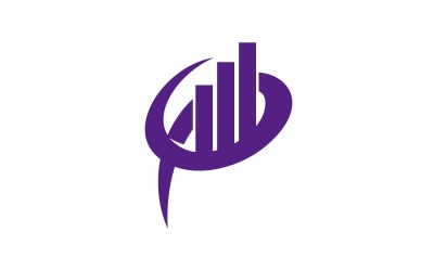 Contabilità fiscale finanziaria Business Concept Logo Design Template Vector