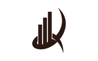Boekhoudkundige belasting financiële Business Company Logo ontwerp sjabloon Vector