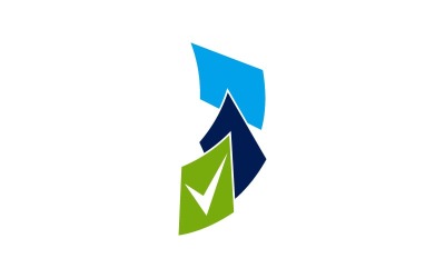 Boekhoudkundige belasting financiële zakelijke document Logo ontwerp sjabloon Vector
