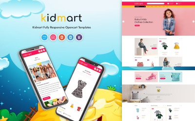 Kidmart - Адаптивний шаблон OpenCart