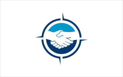 Plantilla de vector de navegación de movimiento de mano