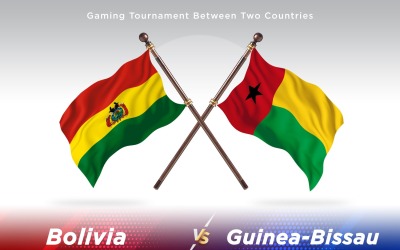 Bolivia kontra Guinea-Bissau Två flaggor