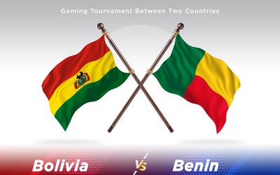 Bolivia versus Benin Two Flags