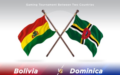 Bolivia versus Dominica Two Flags