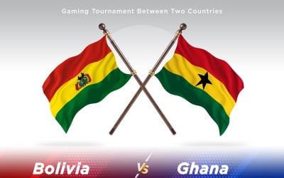 Bolivia versus Ghana Two Flags