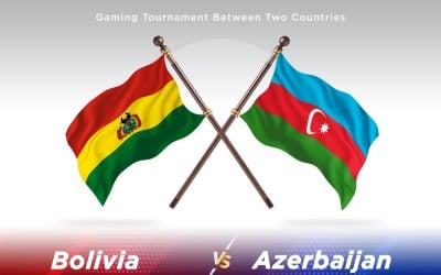Bolivien gegen Aserbaidschan Two Flags