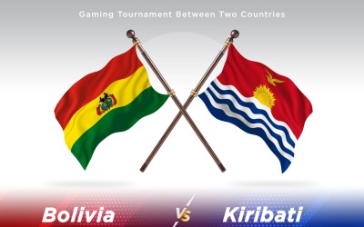 Bolivia kontra Kiribati Two Flags