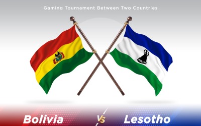 Bolivia kontra Lesotho Two Flags