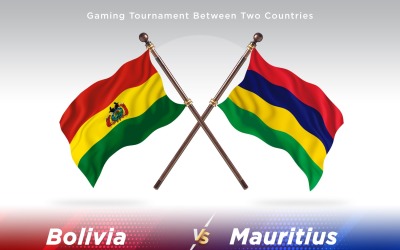 Bolivia versus dos banderas de Mauricio