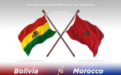 Bolívie versus Maroko Dvě vlajky
