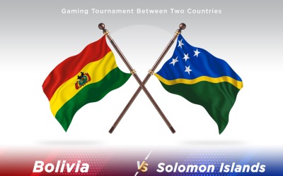 La Bolivie contre les îles Salomon Deux Drapeaux