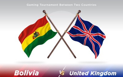Bolivia kontra Storbritannien Two Flags