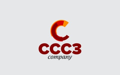 CCC3 Şirket Logo Tasarım Şablonu