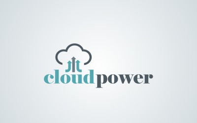 Cloud Power Creative Logo Design Template
