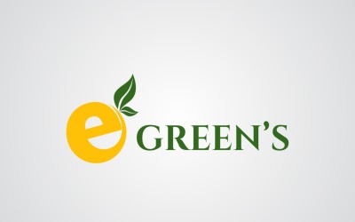 Modèle de conception de logo de Green