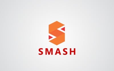 Ontwerpsjabloon voor Smash-logo